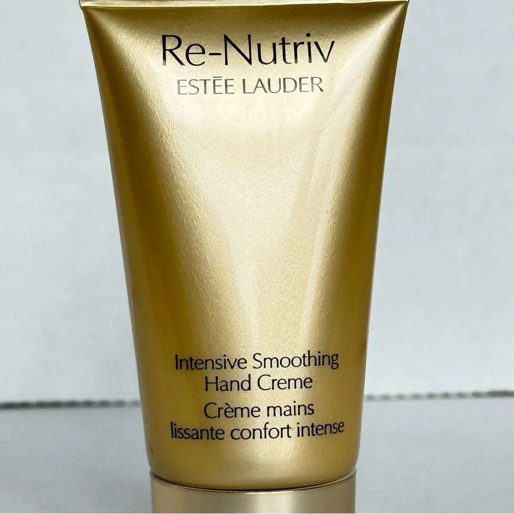 Estée Lauder Re-Nutriv Intensive Smoothing Hand Creme 1oz Travel Size 80% Full - Picture 2 of 7